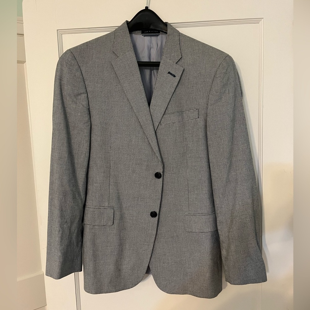 Men's Lightweight Blue and White Blazer